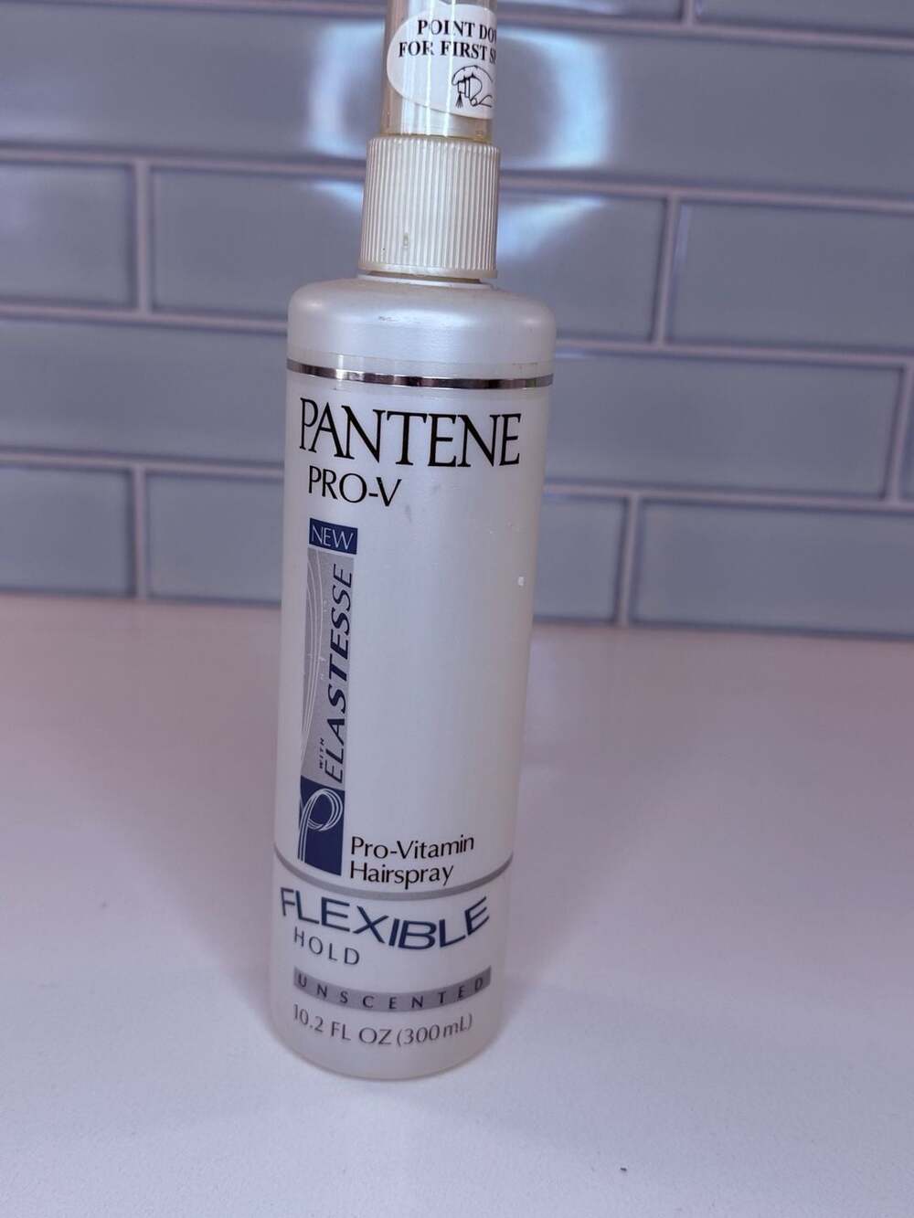Vintage 1996 Pantene Pro-V Flexible Hold Unscented Hairspray with Elastesse